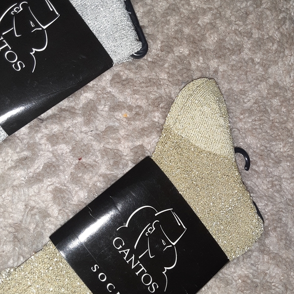 NWT VINTAGE 90's DEADSTOCK GANTOS SOCKS 2pr - Picture 6 of 6